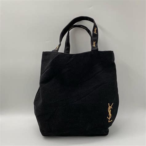 black ysl tote bag|ysl denim tote.